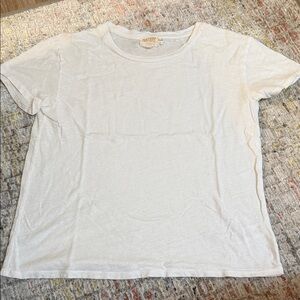 Nation LTD Women's Short Sleeve Crewneck Tee in Off-White